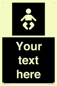 Custom information: black panel baby change